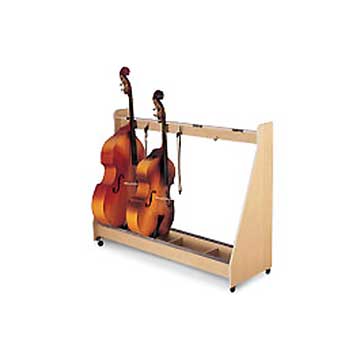 Support pour 4 contrebasses